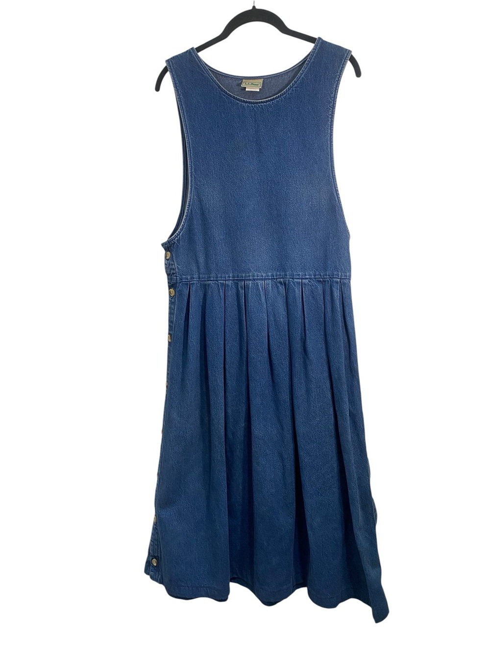 Vintage LL Bean Denim Jumper Dress